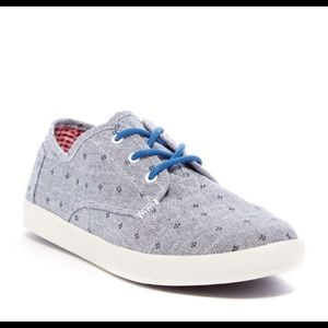 Toms Paseo Chambray flower sneakers-size 10